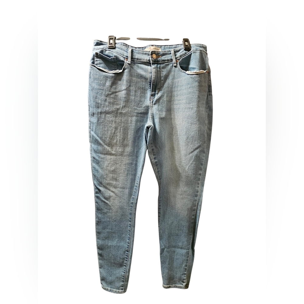 Signature by Levi Strauss Light Blue Skinny Jeans, Sz 16M
